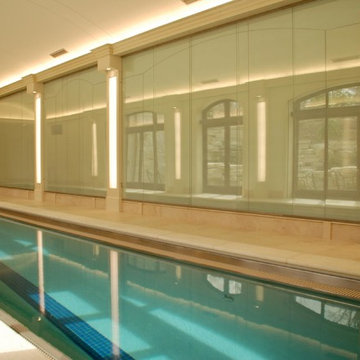 Highland Park, IL Lap Swimming Pool with Competition Perimeter Gutter