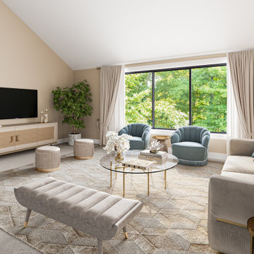 Virtual Staging Examples - Transitional Style
