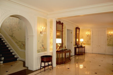 Inspiration for an asian entryway remodel in Los Angeles