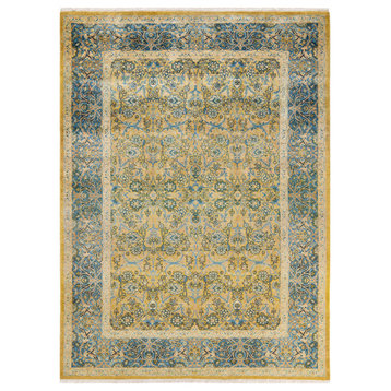 Mogul, One-of-a-Kind Hand-Knotted Area Rug Green, 6'0"x8'7"