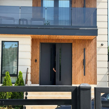 Dekton 0163 Ardesia Nero - double doors