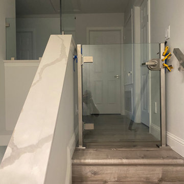 Residential Glass Stair Case