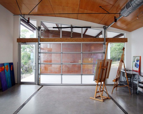 Best Glass Garage Door Roll Up Design Ideas & Remodel Pictures | Houzz - SaveEmail