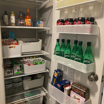 Repurpose a closet into a pantry - Organization and Storage