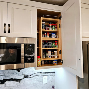 Modern Kitchen Remodel Done With New Classic White Cabinets