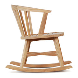 Wintons Teak Amka Rocking Chair - Patio Furniture And Outdoor Furniture