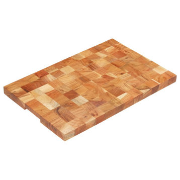 vidaXL Chopping Board Cutting Board Kitchen Worktop Saver Solid Wood Acacia