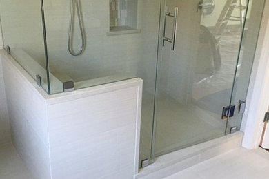 Inspiration for a contemporary bathroom remodel in San Diego