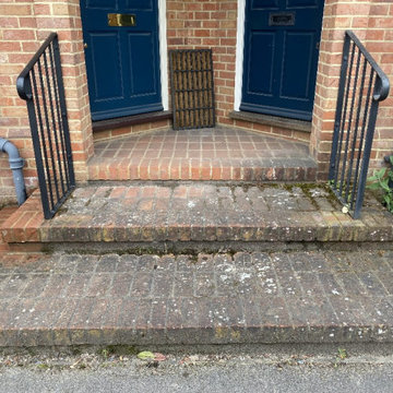 Dishevelled Brick steps Deep Cleaned in Ascot