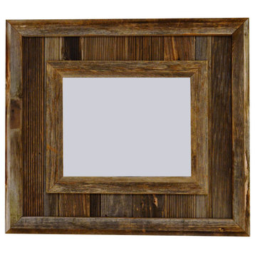 Durango Rustic Barnwood Picture Frame, Western Aged Wood Frame, 8"x10"