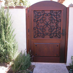 Designer Wood Gates - Home Fencing And Gates