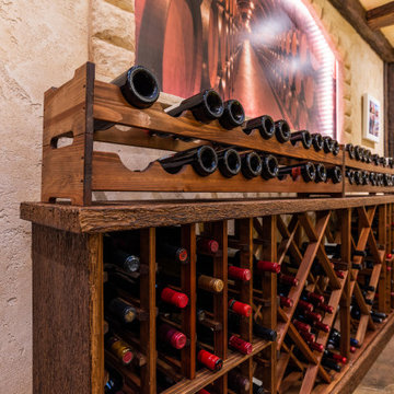 Gold Midwest Home Design Award & Coty Award Winning Wine Cellar & Tasting Room