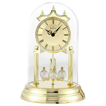 Tristan I Gold Anniversary Clock