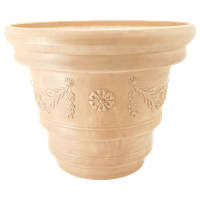 Garland Double Rim Pot, Beige