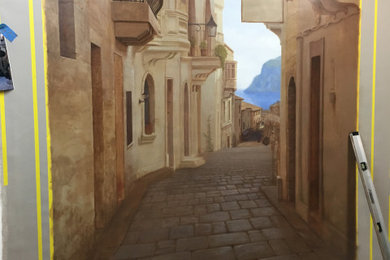 Amalfi Mural on Canvas