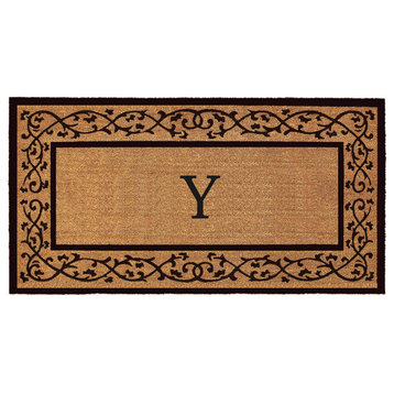 Calloway Mills Abbington Monogram Doormat, 36"x72", Letter Y