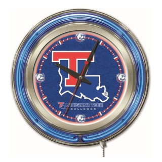 Louisiana Tech Neon Clock - Contemporary - Wall Clocks - by Holland Bar ...