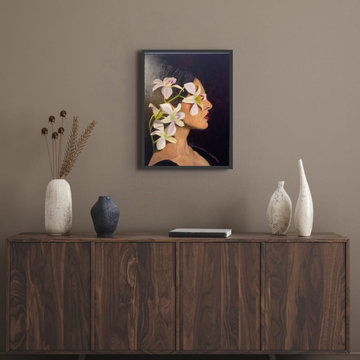 Oil painting portrait