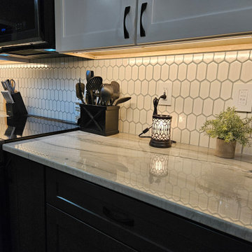 Beautiful Kitchen Remodel Done in New Two-Tone Color Cabinets