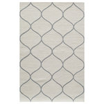 Momeni - Momeni Newport Hand Tufted Contemporary Area Rug Ivory 5' X 8' - Inspired by the iconic textiles of William Morris, the updated patterns of this decorative area rug offer both classic and contemporary accent pieces with unlimited design potential. From lush botanical designs to Alhambra arabesques, each rug conveys an ageless beauty in shades of yellow, blue, grey and gold. 100% natural wool fibers and hand-tufted construction give each dynamic floorcovering structure and support that holds up beautifully in high-traffic areas of the home.