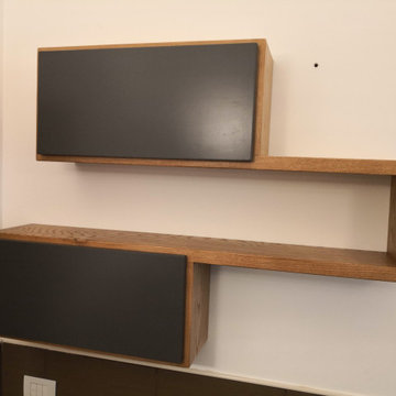 ARREDO BAGNO IN LEGNO MASSELLO DI QUERCIA E CASTAGNO