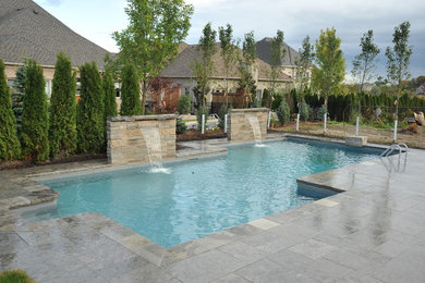 This is an example of a traditional pool in Toronto.