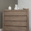 Resto Weathered Gray 4 Drawer Chest, Queen