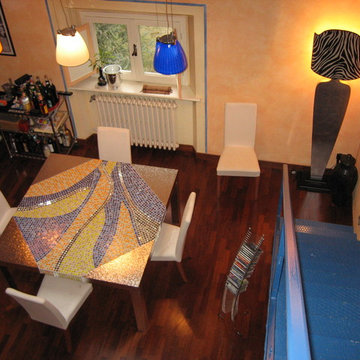 a project colorful, avant garde and kitsch for a temporary loft for a single ..