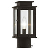 Livex Lighting 20201-07 Princeton - 10.5" One Light Outdoor Post Lantern