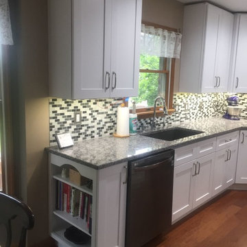 J&K Do-It-Yourself White Shaker Kitchen