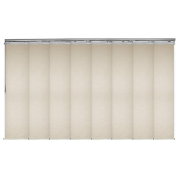 Natalia 8-Panel Track Extendable Vertical Blinds 130-175"W