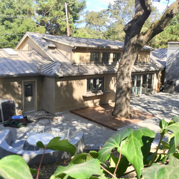 Installing Ipe Deck to Protect Oak Trees Menlo Park 2016