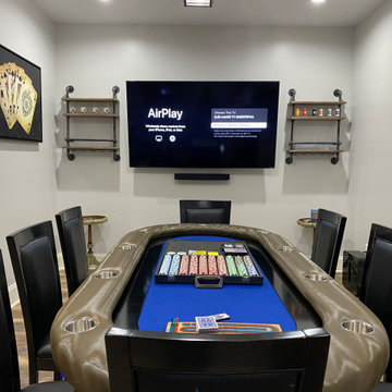 Poker Room TV and Sonos Soundbar