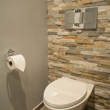 An Award Winning Oasis Master Bathroom Styled in Stone in Chantilly VA