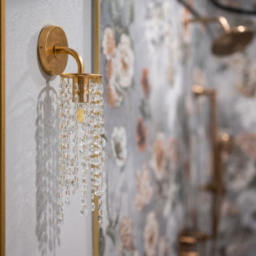 Crystal and Gold Wall Sconce – Glam Lighting Feature in Remodel