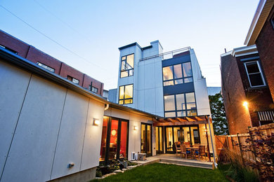 Inspiration for a modern exterior home remodel in Other