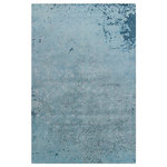 Chandra - Rupec Contemporary Area Rug, Blue and Gray, 9'x13' - Update the look of your living room, bedroom or entryway with the Rupec Contemporary Area Rug from Chandra. Hand-tufted by skilled artisans and imported from India, this rug features authentic craftsmanship and a beautiful construction with a cotton backing. The rug has a 0.75" pile height and is sure to make an alluring statement in your home.