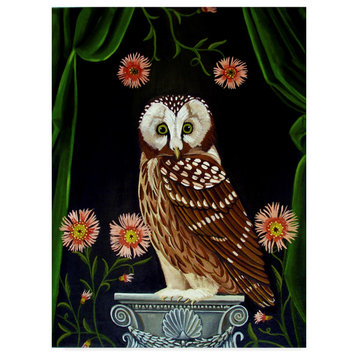 Catherine A Nolin 'Owl Guardian Print' Canvas Art