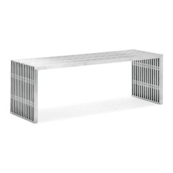 Novel Double Bench by Zuo Modern - Dining Benches