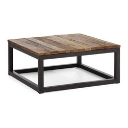 Modern Industrial Square Table - Products