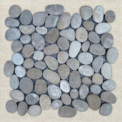 SOMA - Light Tan | 12" x 12" | Pebble Mosaic - Mosaic Tile
