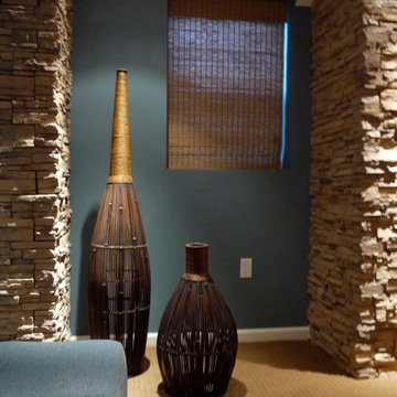 Basement Renovation window treatment