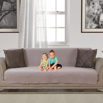 Chiara Rose Anti-slip Armless Sofa Couch Pet Cover Furniture Protector Diamond