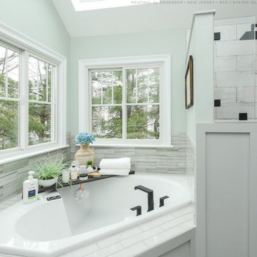 Sliding Windows in Fantastic Bathroom - Renewal by Andersen NJ / NYC