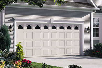 Example of a classic garage design in Charlotte