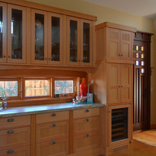 window under cabinetry