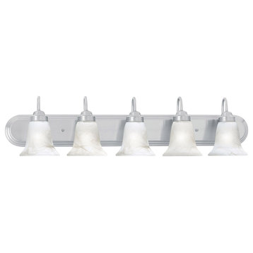 Homestead 5 Light Wall Sconce, Brushed Nickel