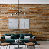 Reclaimed Wood Planks for Walls and Ceilings, 19.5 sq. ft, Grey Amber