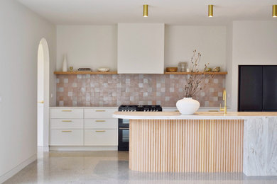 Design ideas for a contemporary kitchen in Wollongong.