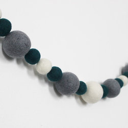 Felt Ball Garlands - Nursery Decor